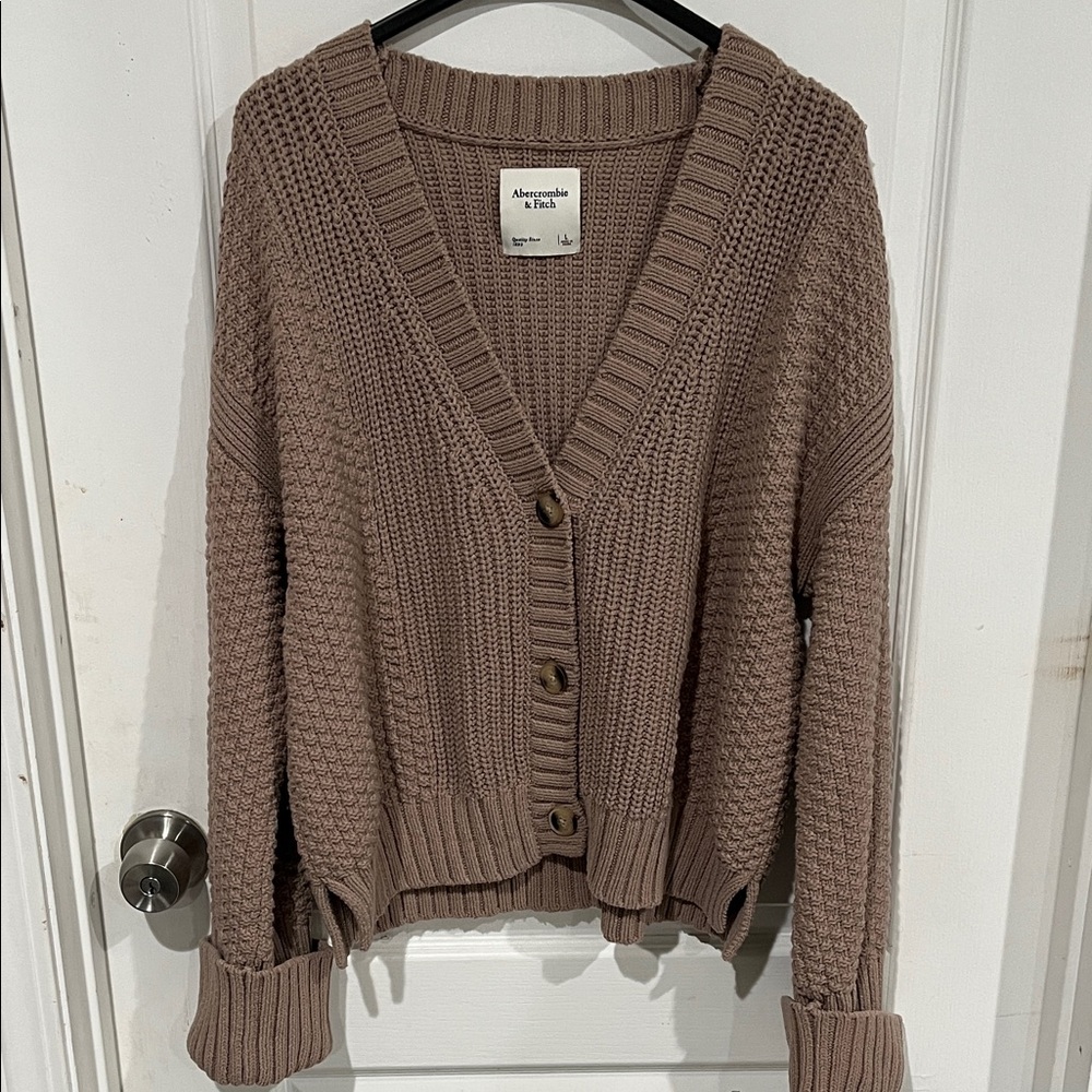 Abercrombie & Fitch Cameron seed stitch cardigan